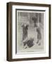 Julius Caesar, at Her Majesty's Theatre, Mark Antony by the Dead Body of Caesar-Robert Sauber-Framed Giclee Print