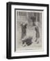 Julius Caesar, at Her Majesty's Theatre, Mark Antony by the Dead Body of Caesar-Robert Sauber-Framed Giclee Print