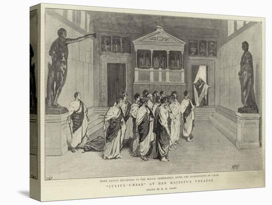 Julius Caesar at Her Majesty's Theatre-Henry Marriott Paget-Stretched Canvas