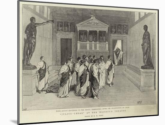 Julius Caesar at Her Majesty's Theatre-Henry Marriott Paget-Mounted Giclee Print