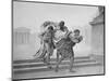Julius Caesar Being Carried from Fatal Death Scene-null-Mounted Giclee Print
