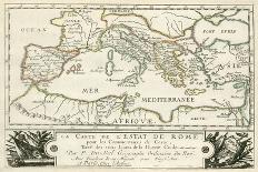 Carte de l'Empire romain de Jules Cesar-Julius Caesar-Laminated Giclee Print