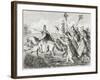 Julius Caesar Crossing Rubicon-null-Framed Giclee Print