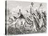 Julius Caesar Crossing Rubicon-null-Stretched Canvas