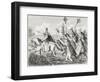 Julius Caesar Crossing Rubicon-null-Framed Giclee Print