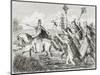 Julius Caesar Crossing Rubicon-null-Mounted Giclee Print