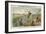 Julius Caesar Crossing the Rubicon, 49 BC-null-Framed Premium Giclee Print