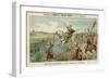 Julius Caesar Crossing the Rubicon, 49 BC-null-Framed Premium Giclee Print