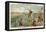 Julius Caesar Crossing the Rubicon, 49 BC-null-Framed Stretched Canvas