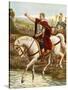 Julius Caesar Crossing the Rubicon-Tancredi Scarpelli-Stretched Canvas