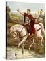 Julius Caesar Crossing the Rubicon-Tancredi Scarpelli-Stretched Canvas