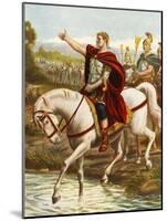 Julius Caesar Crossing the Rubicon-Tancredi Scarpelli-Mounted Giclee Print