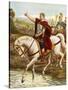 Julius Caesar Crossing the Rubicon-Tancredi Scarpelli-Stretched Canvas