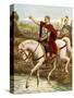 Julius Caesar Crossing the Rubicon-Tancredi Scarpelli-Stretched Canvas