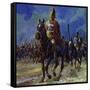 Julius Caesar Force Marched His Troops to Gaul to Put Down the Revolt-null-Framed Stretched Canvas