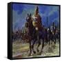 Julius Caesar Force Marched His Troops to Gaul to Put Down the Revolt-null-Framed Stretched Canvas