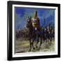 Julius Caesar Force Marched His Troops to Gaul to Put Down the Revolt-null-Framed Giclee Print