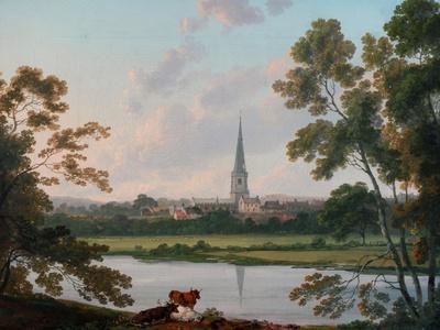 View of Masham and the River Ure at Masham, 1816