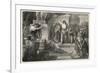 Julius Caesar is Assassinated in the Senate by Brutus and His Companions-Hermann Vogel-Framed Premium Giclee Print