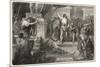 Julius Caesar is Assassinated in the Senate by Brutus and His Companions-Hermann Vogel-Mounted Premium Giclee Print