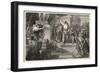 Julius Caesar is Assassinated in the Senate by Brutus and His Companions-Hermann Vogel-Framed Art Print