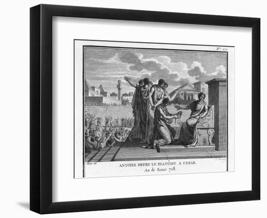 Julius Caesar is Offered the Crown by Marcus Antonius-Augustyn Mirys-Framed Photographic Print