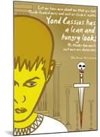 Julius Caesar: Lean and Hungry-Christopher Rice-Mounted Art Print