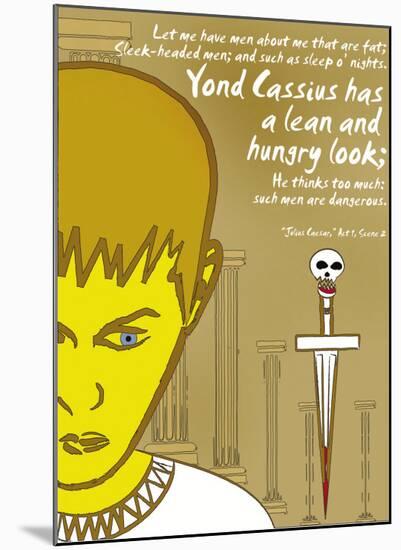 Julius Caesar: Lean and Hungry-Christopher Rice-Mounted Art Print