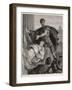 Julius Caesar, Mark Antony's Funeral Oration Over the Corpse of Caesar-Heinrich Spiess-Framed Photographic Print