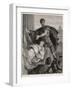 Julius Caesar, Mark Antony's Funeral Oration Over the Corpse of Caesar-Heinrich Spiess-Framed Photographic Print