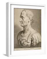 Julius Caesar, Perpetual Dictator, from Twelve Famous Greek and Roman Men, C.1633-Boetius Adams Bolswert-Framed Giclee Print