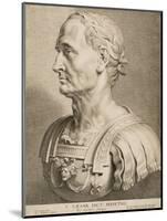 Julius Caesar, Perpetual Dictator, from Twelve Famous Greek and Roman Men, C.1633-Boetius Adams Bolswert-Mounted Giclee Print