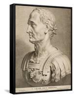 Julius Caesar, Perpetual Dictator, from Twelve Famous Greek and Roman Men, C.1633-Boetius Adams Bolswert-Framed Stretched Canvas