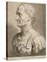 Julius Caesar, Perpetual Dictator, from Twelve Famous Greek and Roman Men, C.1633-Boetius Adams Bolswert-Stretched Canvas