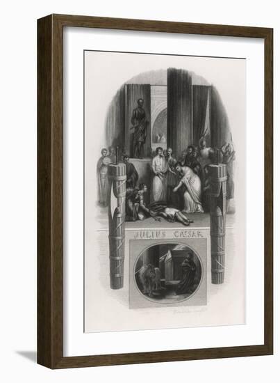 Julius Caesar Play-null-Framed Art Print