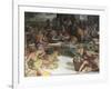 Julius Caesar Receiving the Tax of Egypt-Andrea del Sarto-Framed Giclee Print