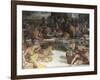 Julius Caesar Receiving the Tax of Egypt-Andrea del Sarto-Framed Giclee Print