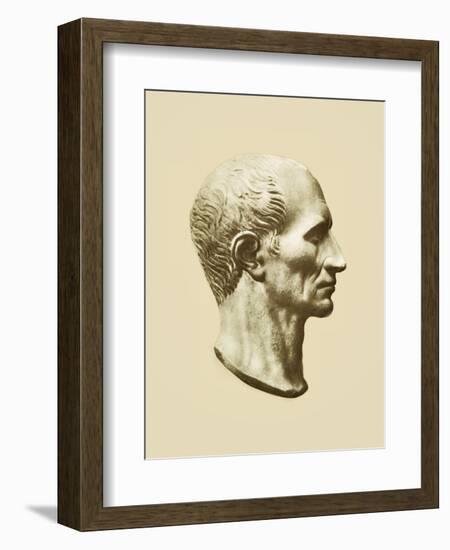 Julius Caesar, Roman General and Statesman-Science Source-Framed Giclee Print