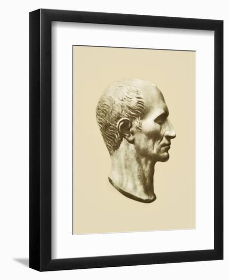 Julius Caesar, Roman General and Statesman-Science Source-Framed Giclee Print