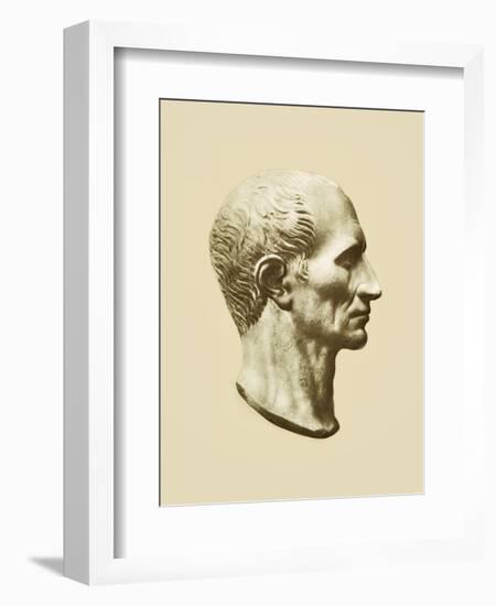 Julius Caesar, Roman General and Statesman-Science Source-Framed Giclee Print