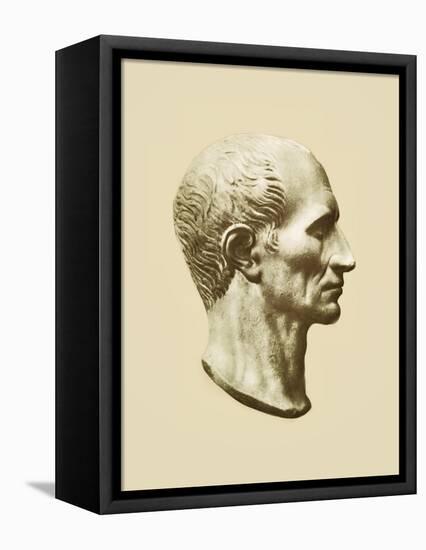 Julius Caesar, Roman General and Statesman-Science Source-Framed Stretched Canvas