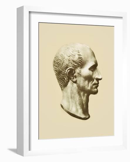 Julius Caesar, Roman General and Statesman-Science Source-Framed Giclee Print