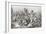 Julius Caesar's First Invasion of Britain in 55 BC-null-Framed Giclee Print