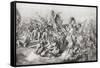 Julius Caesar's First Invasion of Britain in 55 BC-null-Framed Stretched Canvas