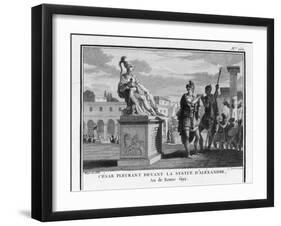 Julius Caesar Weeps-null-Framed Art Print