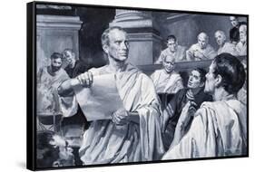 Julius Caesar-Paul Rainer-Framed Stretched Canvas