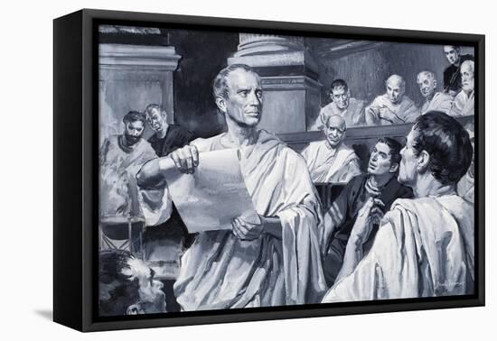 Julius Caesar-Paul Rainer-Framed Stretched Canvas