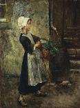 The Vegetable Girl, 1881-Julius Gari Melchers-Framed Giclee Print