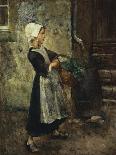 The Vegetable Girl, 1881-Julius Gari Melchers-Framed Giclee Print