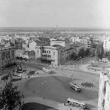 Aerial View of the Square of the Republic-Julius Humi-Framed Stretched Canvas